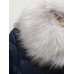 Women Winter Fur Collar Down Cotton Hooded Thick Jacket Coat