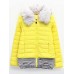 Women Winter Fur Collar Down Cotton Hooded Thick Jacket Coat