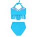 Sexy Hot Women Plus Size High Waist Push Up Tassle Swimsuit