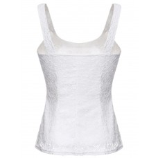 Women Slim Strap Lace Floral Tank Top