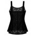 Women Slim Strap Lace Floral Tank Top