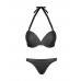 Sexy Halter Solid Color Low Rise Women Bikini Sets