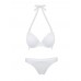 Sexy Halter Solid Color Low Rise Women Bikini Sets