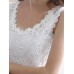 Casual Slim Lace Crochet Solid Color Sleeveless Women Vest Tank Top