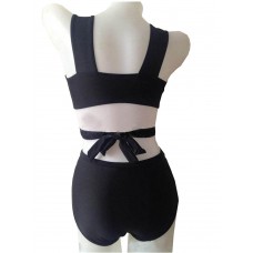 Strappy Hollow High Waist  Swimwear Tankinis Sets