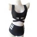 Strappy Hollow High Waist  Swimwear Tankinis Sets