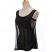 See Through Vest For Women Crew Neck  Loose Tank Tops