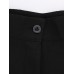 Black Casual Women High Waist Pocket Loose Wide Leg Pants