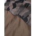 Camouflage Loose Army Green Long Sleeve Hole Short Jacket