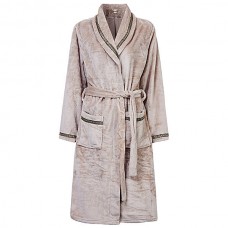 Winter Thicken Flannel Cardigan Bathrobe Comfortable Keep Warm Nightwear For Women Men Couples