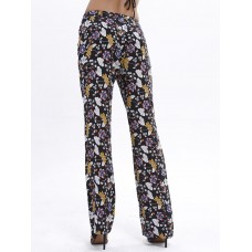 Boho Women Casual Print Elastic Waist Full Length Pants 6 Colors