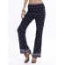 Boho Women Casual Print Elastic Waist Full Length Pants 6 Colors