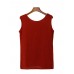 Summer Casual Sleeveless Pure Color Women Tank Tops