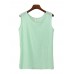 Summer Casual Sleeveless Pure Color Women Tank Tops