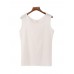 Summer Casual Sleeveless Pure Color Women Tank Tops