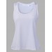 Milk Silk Women Sexy Sleeveless Square Neck Beaded Trim Tank Tops