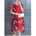 Plus Size Women Casual Dress Summer Long Maxi Robe Dresses