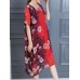 Plus Size Women Casual Dress Summer Long Maxi Robe Dresses