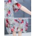 Plus Size Women Casual Dress Summer Long Maxi Robe Dresses