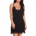 Women Sleeveless Sexy Deep V Soft Modal Sleepwear Sling Dress