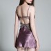 Simulation Silk Sling Sexy Back Women Lingerie Transparent Lace Sleepwear