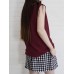 Women Sleeveless Solid Color Loose Vintage Tank Tops