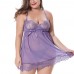 Plus Size Sexy Lace Sling Dress Translucent Mesh Women Sleepwear