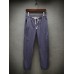 Women Linen Cotton Elastic Drawstring Waist Pockets Pants