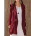 Vintage Long Sleeve Linen Cotton Hooded Mid-long Coats