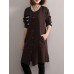 Vintage Women Long Sleeve Solid Color Coats