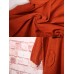 Vintage Women Long Sleeve Solid Color Coats