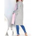 Casual Women Solid Color Long Sleeve Mid Long Outerwear Coats