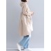 Casual Women Solid Color Asymmetrical Hem Zipper Hooded Sweatshirt with Pockets