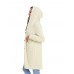 Casual Women Solid Color Button Pockets Hooded Long Coats