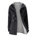 Women Hooded Coats Casual Long Sleeve Horn Button Outerwear