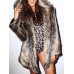 Women Casual Faux Fur Animals Ear Hooded Street Style Long Warm Coats