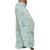 Casual Women Wide Leg Floral Print Trouser Pants