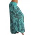 Women Casual Loose Floral Print High Waist Wide Leg Pants